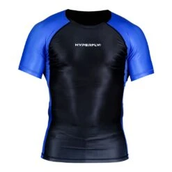 CyberFly Short Sleeve Ranked Rash Guard -Hyperfly Shop cyberfly short sleeve ranked rash guard no gi rash guard hyperfly blue x small 786288