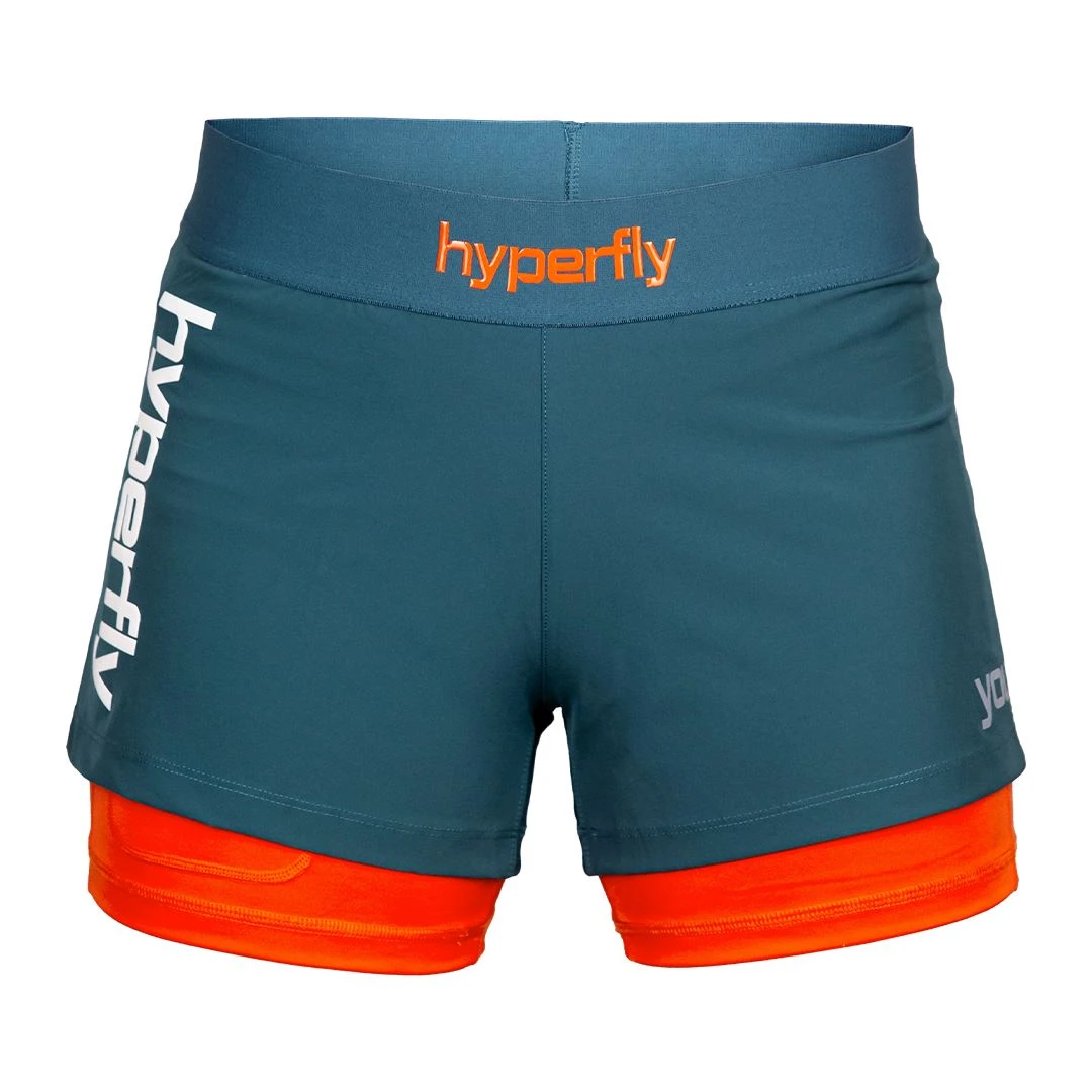 FlyGirl Fight Shorts Verdigris 1 FlyGirl Fight Shorts Verdigris