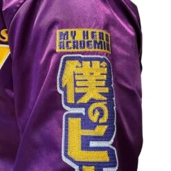 HYPERFLY + NBA + My Hero Academia Lakers Jacket -Hyperfly Shop hyperfly mha lakers jacket apparel outerwear hyperfly 780422