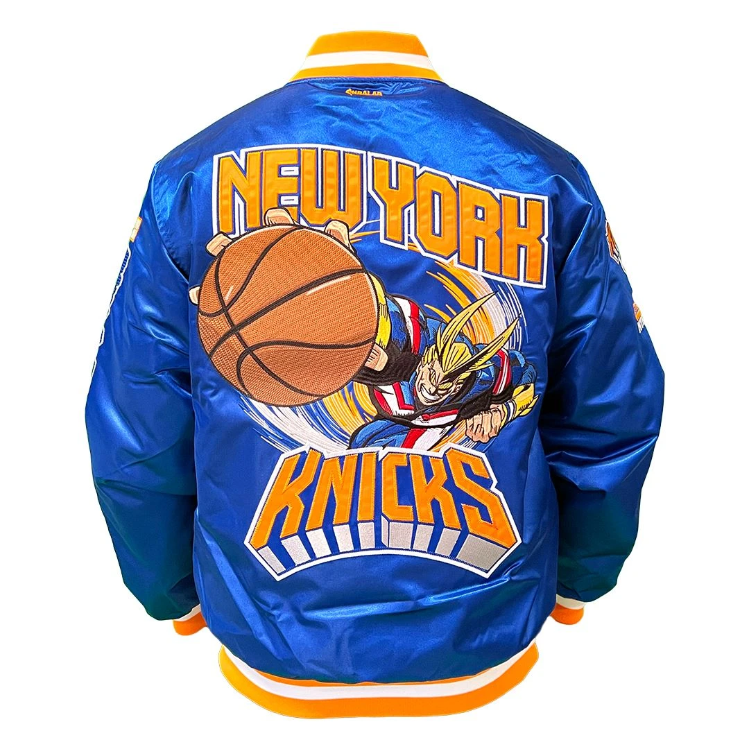 HYPERFLY + NBA + My Hero Academia Knicks Jacket 2 HYPERFLY + NBA + My Hero Academia Knicks Jacket - Image 2