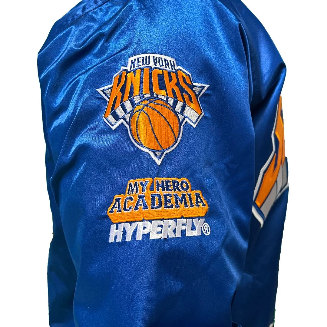 HYPERFLY + NBA + My Hero Academia Knicks Jacket 7 HYPERFLY + NBA + My Hero Academia Knicks Jacket - Image 7
