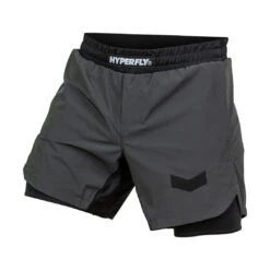 Icon Combat Shorts Slate -Hyperfly Shop icon combat shorts slate no gi bottoms do or die 401629