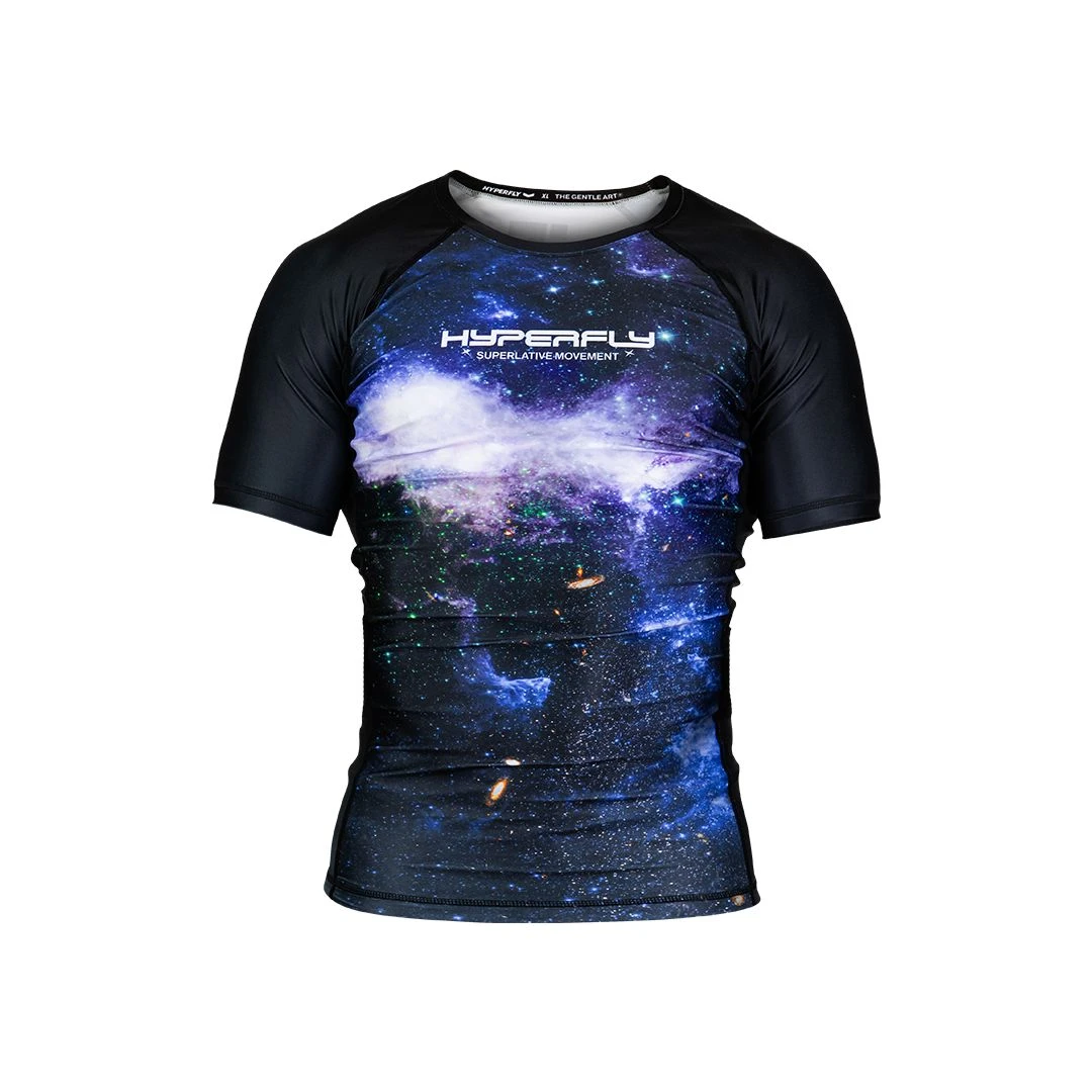 Junior CyberFly Short Sleeve Universe Rash Guard 1 Junior CyberFly Short Sleeve Universe Rash Guard