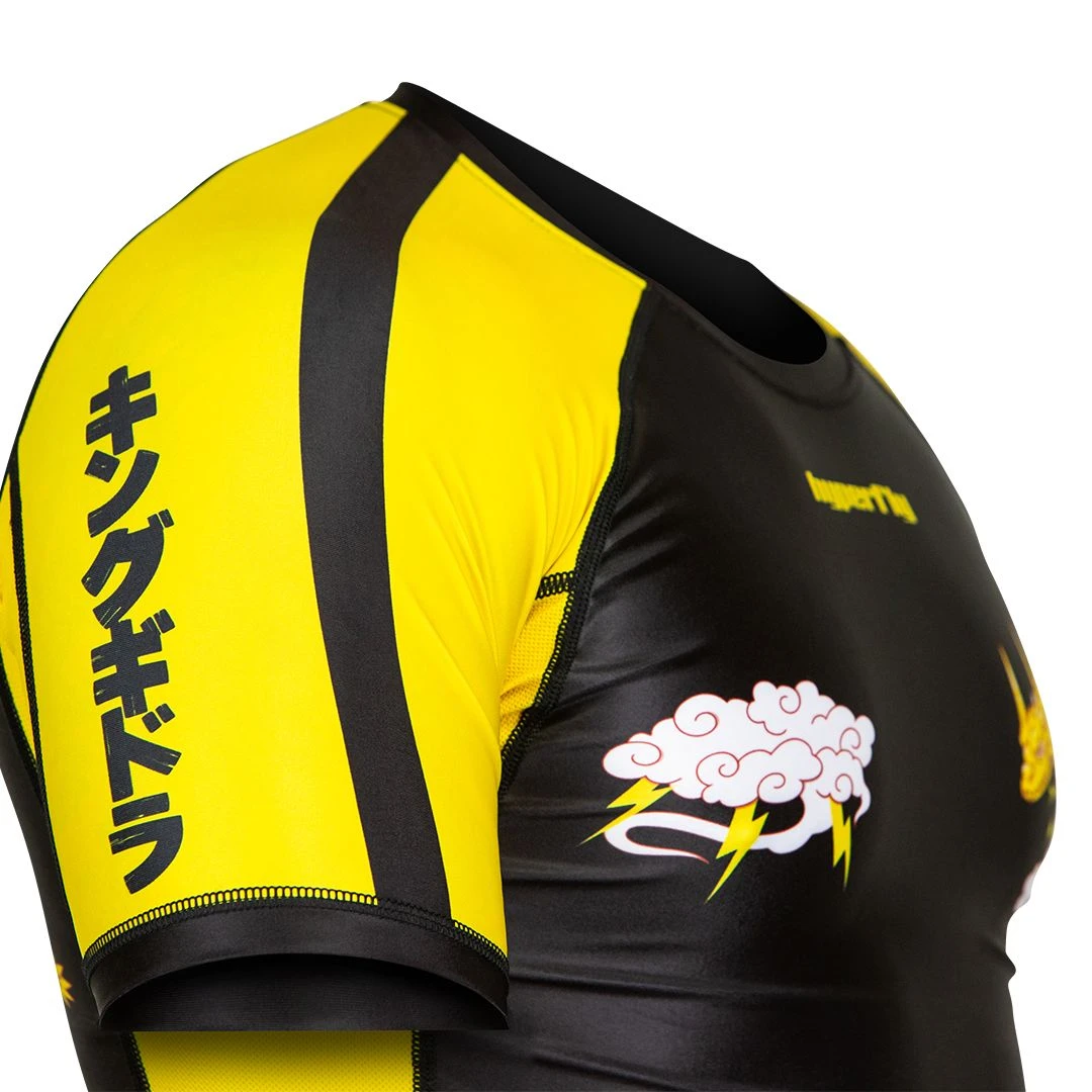 King Ghidorah Sukajan Rash Guard 3 King Ghidorah Sukajan Rash Guard - Image 3