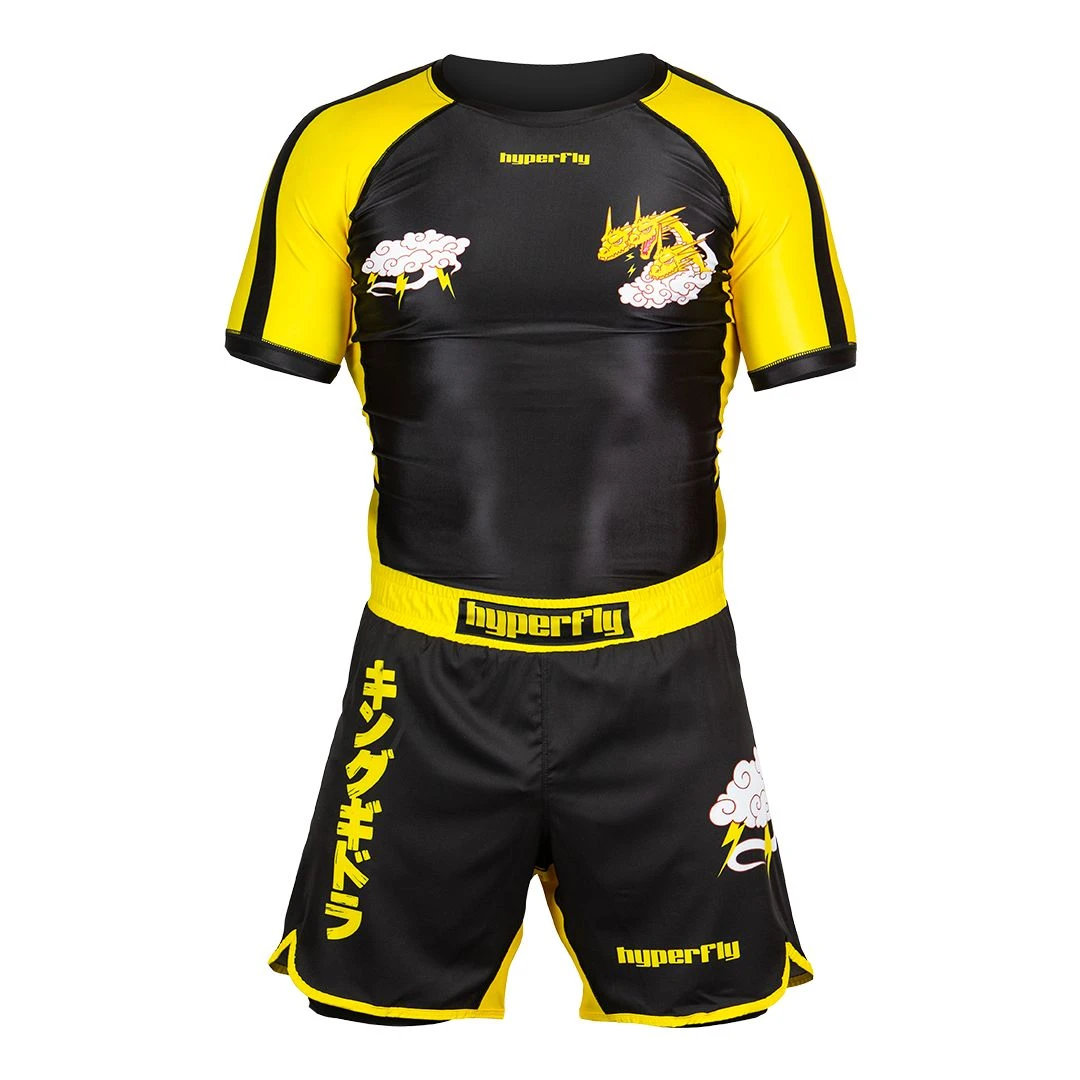 King Ghidorah Sukajan Rash Guard 6 King Ghidorah Sukajan Rash Guard - Image 6