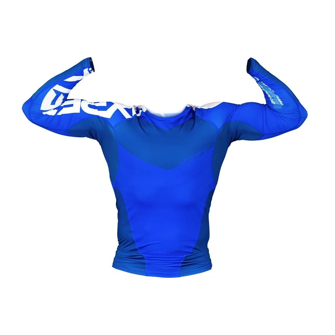 ProComp Edge Ranked Rash Guard Blue 7 ProComp Edge Ranked Rash Guard Blue - Image 7