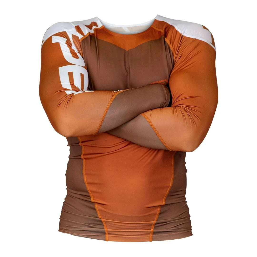 ProComp Edge Ranked Rash Guard Brown 5 ProComp Edge Ranked Rash Guard Brown - Image 5