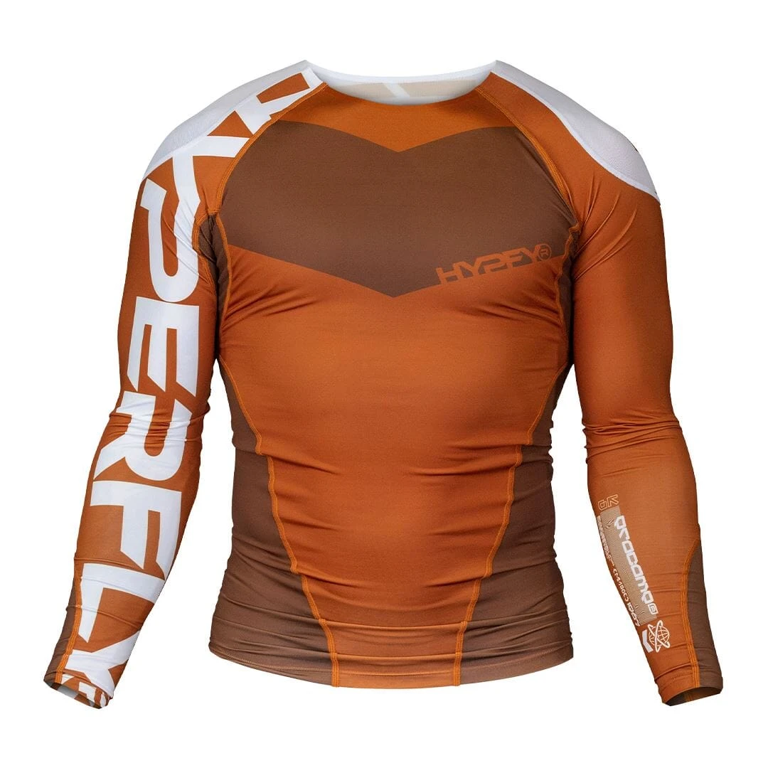 ProComp Edge Ranked Rash Guard Brown 1 ProComp Edge Ranked Rash Guard Brown