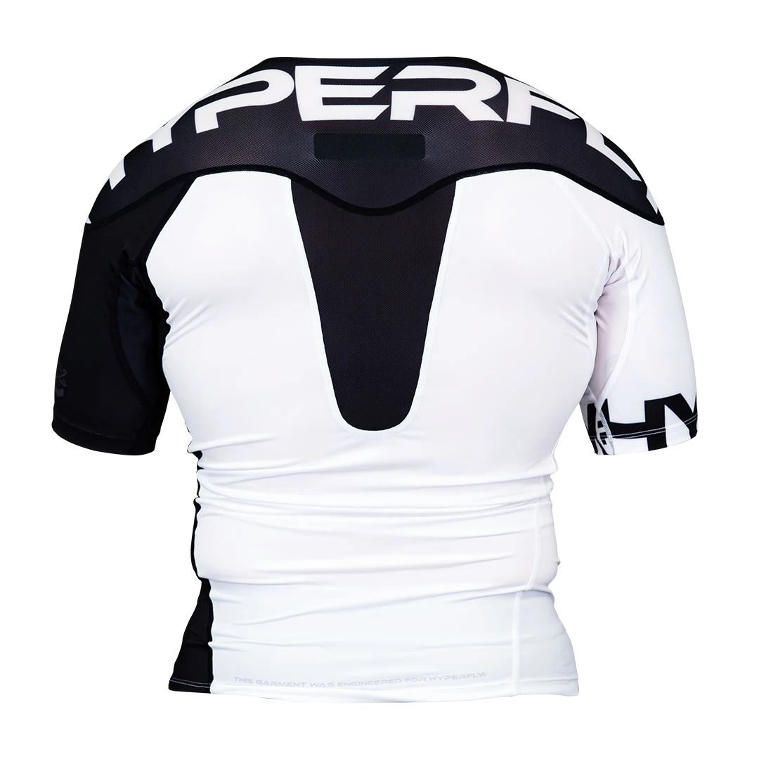 ProComp Edge Ranked Rash Guard White With Black 3 ProComp Edge Ranked Rash Guard White With Black - Image 3