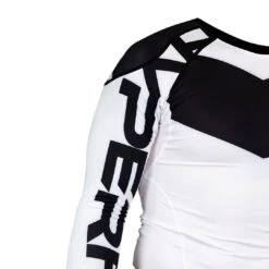 ProComp Edge Ranked Rash Guard White With Black 11 ProComp Edge Ranked Rash Guard White With Black -Hyperfly Shop procomp edge ranked rash guard no gi rash guard hyperfly 654585