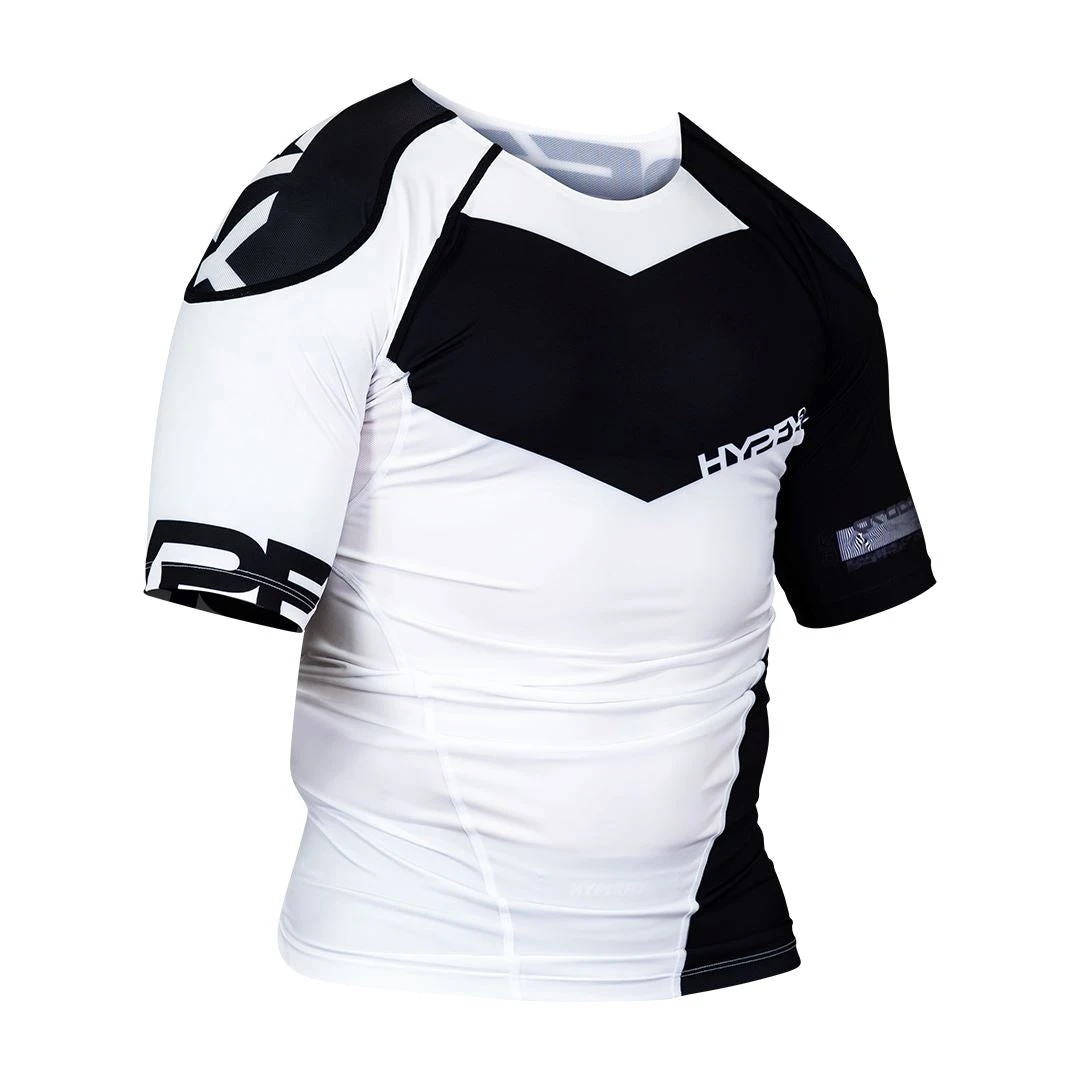 ProComp Edge Ranked Rash Guard White With Black 4 ProComp Edge Ranked Rash Guard White With Black - Image 4