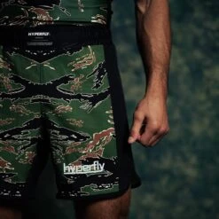 Tiger Camo No Gi Shorts -Hyperfly Shop tiger camo no gi shorts apparel bottoms hyperfly 484447