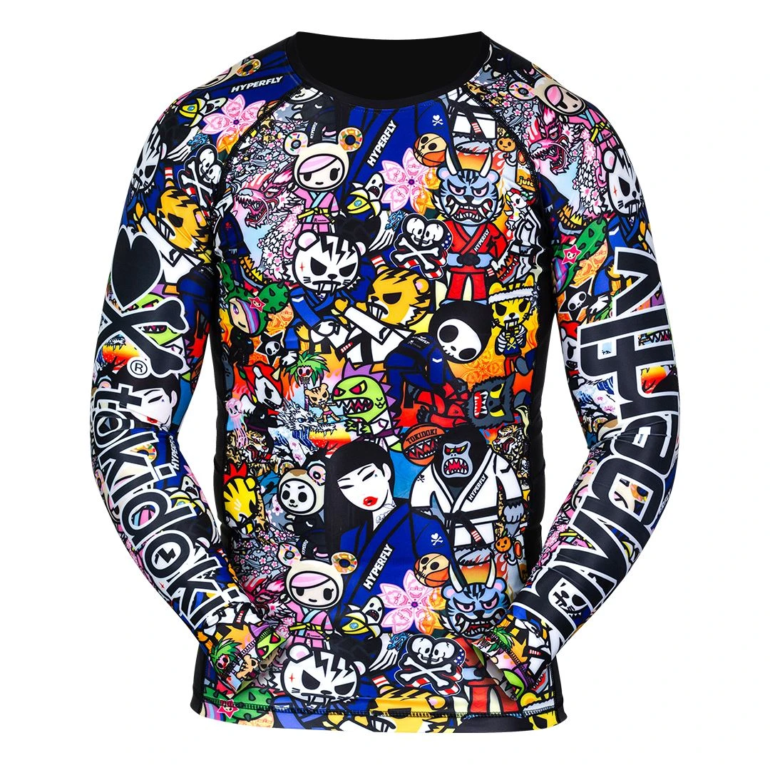 Hyperfly + Tokidoki Long Sleeve Rash Guard 1 Hyperfly + Tokidoki Long Sleeve Rash Guard