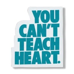 White You Can't Teach Heart. Patch -Hyperfly Shop white you cant teach heart patch patch do or die dark teal 514341