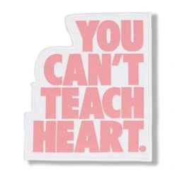 White You Can't Teach Heart. Patch -Hyperfly Shop white you cant teach heart patch patch do or die rose quartz 191043
