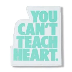 White You Can't Teach Heart. Patch -Hyperfly Shop white you cant teach heart patch patch do or die teal ycth 868179